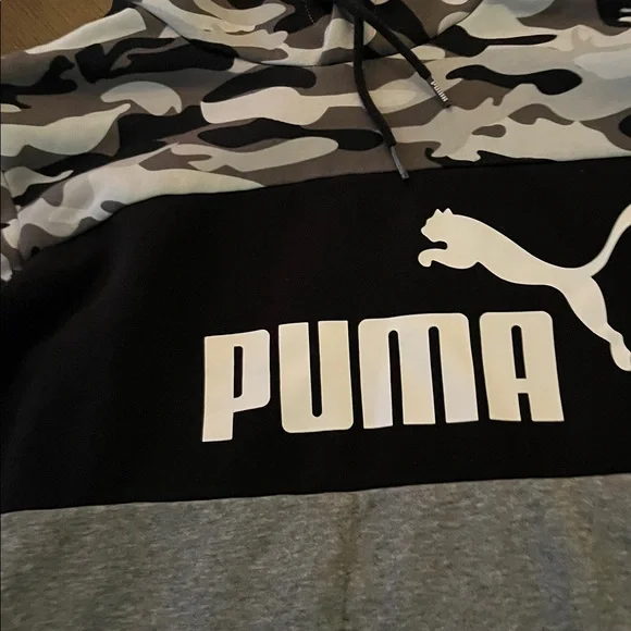 PUMA Mens Camouflage Hoodie. - Picture 2 of 4